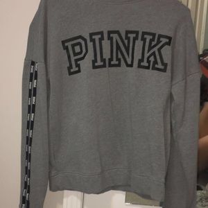 FINAL ❗️grey pink crewneck
